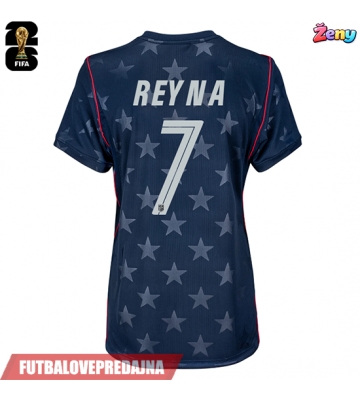 Lacne Ženy Futbalové dres Spojené štáty Giovanni Reyna #7 MS 2026 Krátky Rukáv - Preč